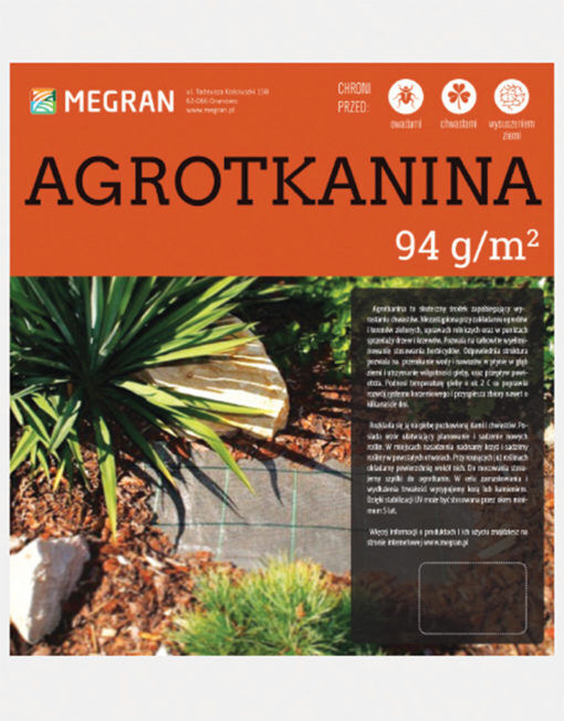 أداة الحدائق الأخرى Megran AGROTKANINA 94g/m2 CZARNA