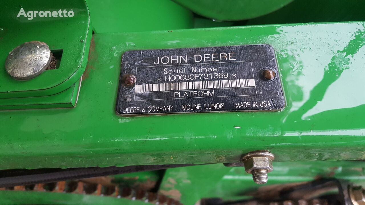 رأس حصاد الحبوب John Deere F630 Hydra Flex